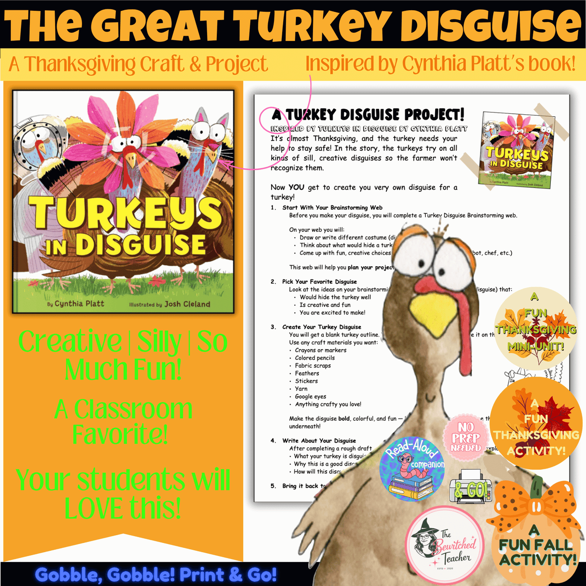 The Great Turkey Disguise Project | Read-Aloud Inspired Thanksgiving Craft