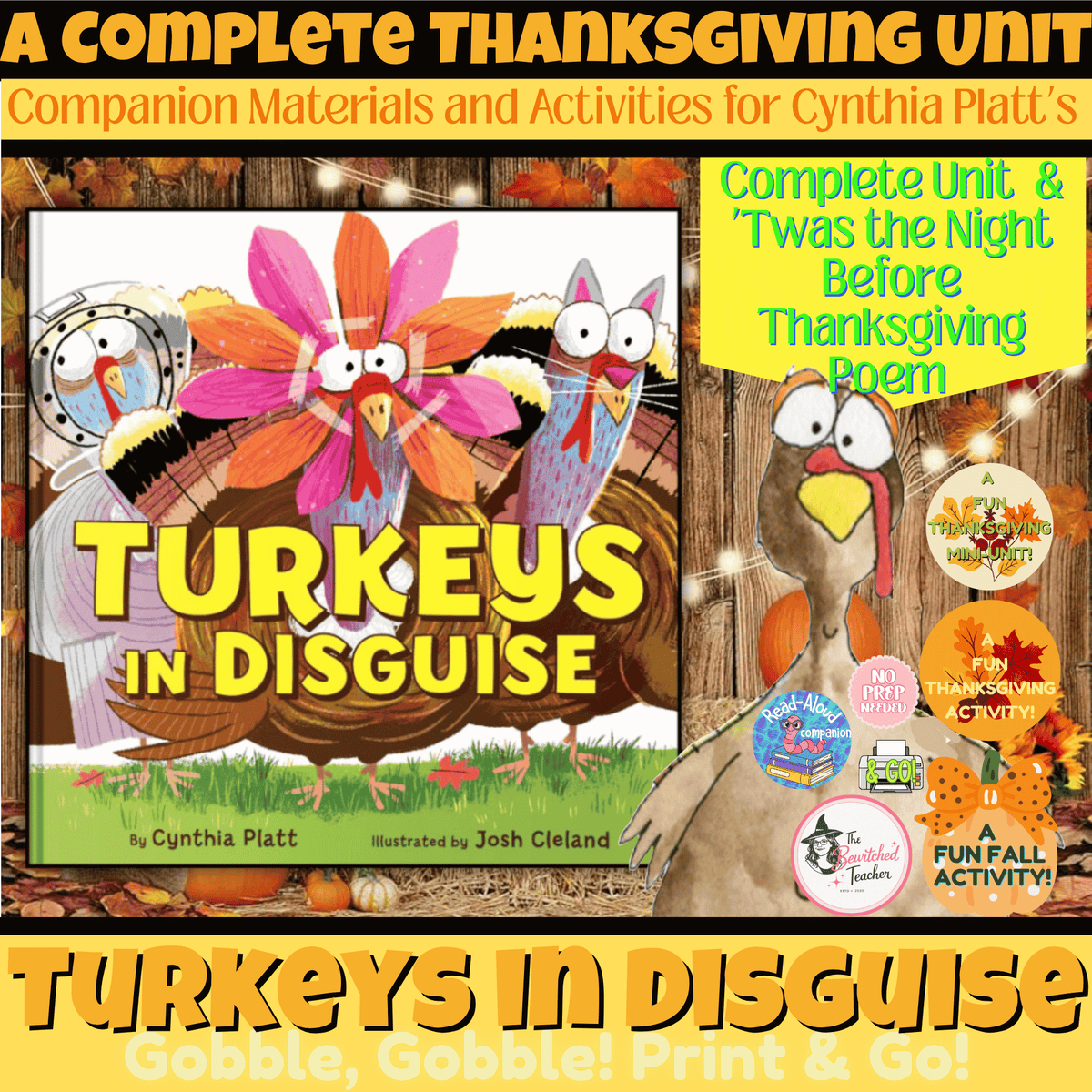 Turkey in Disguise | A Complete Thanksgiving Unit & ’Twas the Night Before Thanksgiving Poem