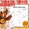 Thankful Turkey Feathers | Thanksgiving Gratitude Craft & Writing Activity