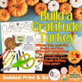 Build a Gratitude Turkey Activity | A Thanksgiving Thankful Craft