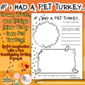 If I Had a Pet Turkey | Thanksgiving Writing & Creative Activity