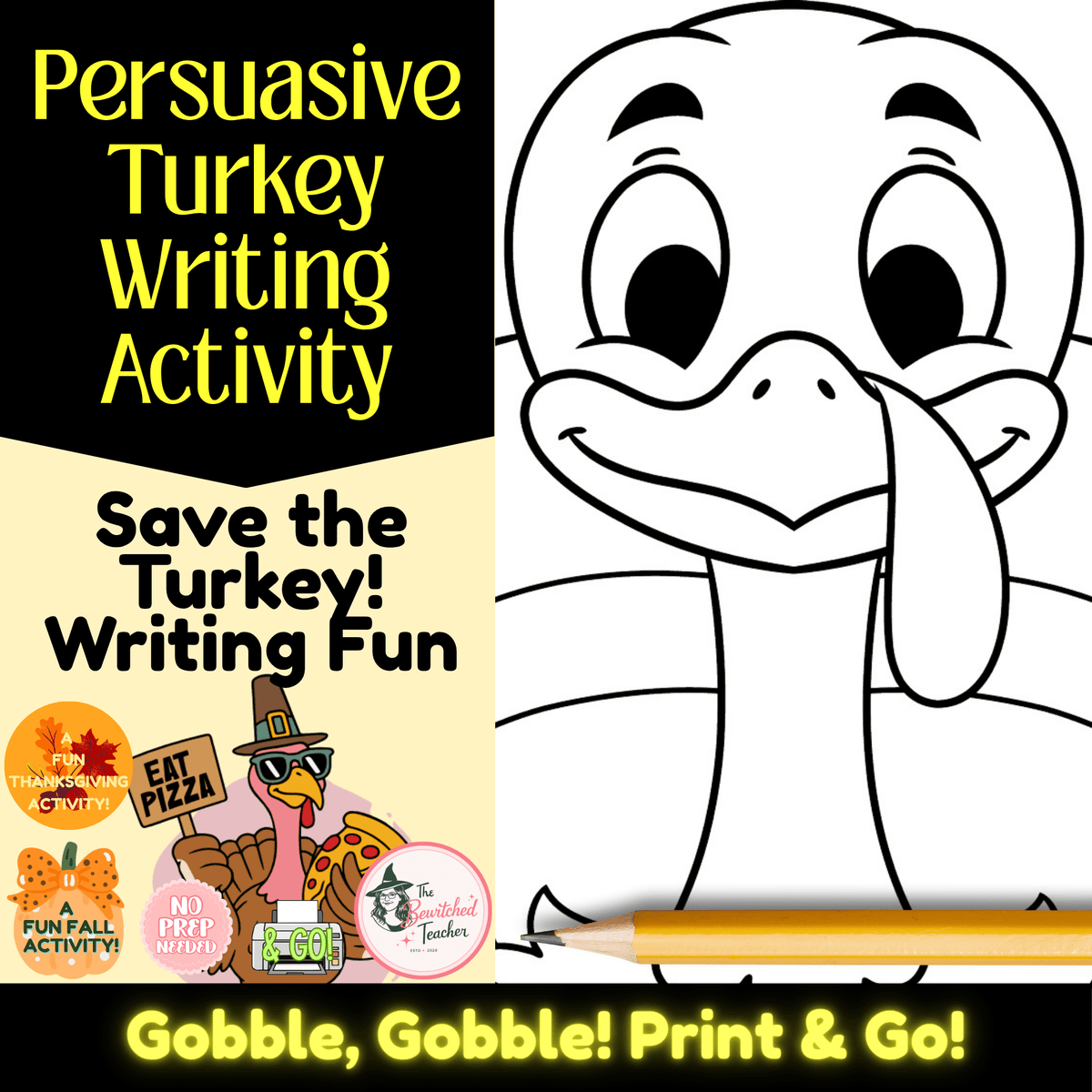“Don’t Eat Me!” Persuasive Turkey Writing Activity - A Thanksgiving Activity
