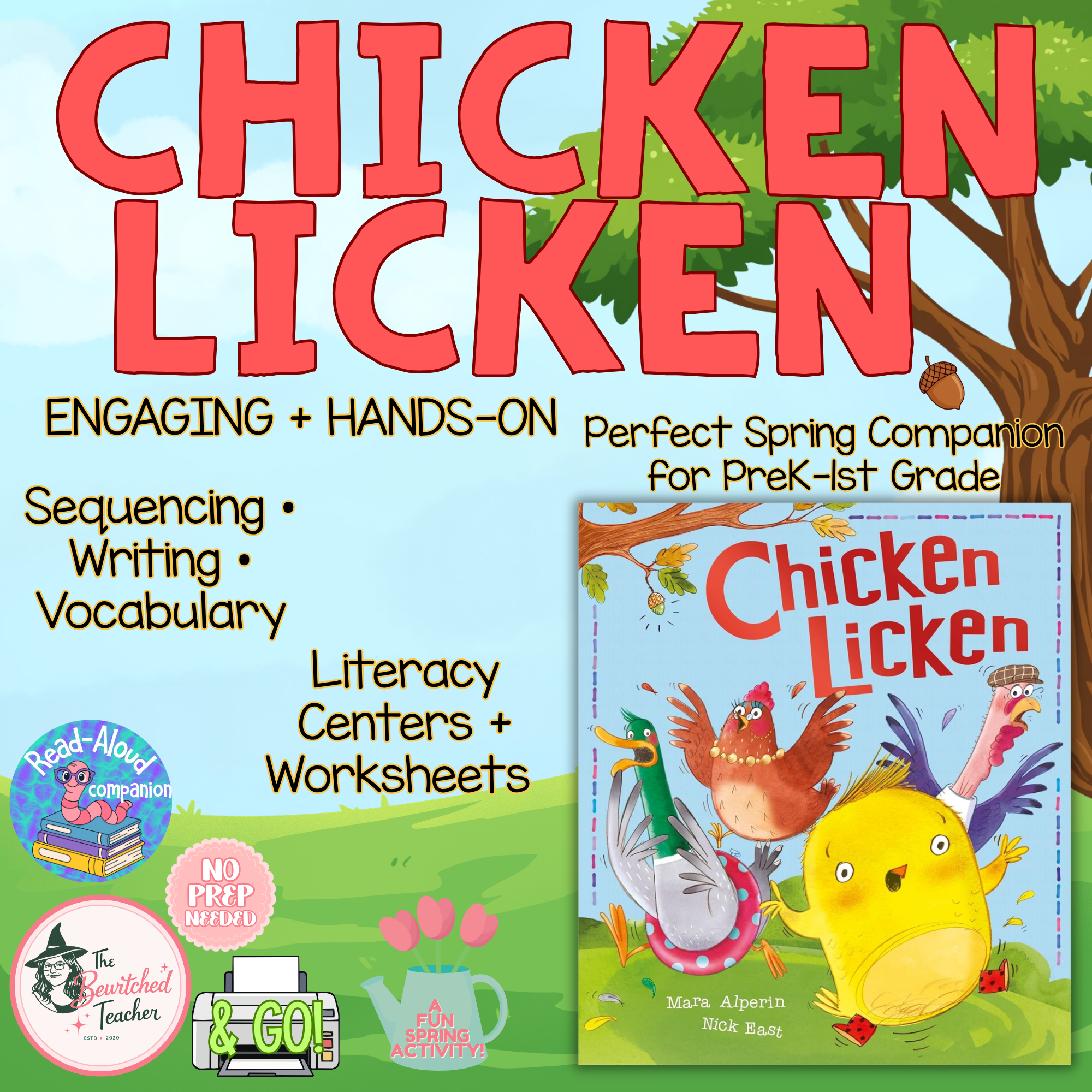 Chicken Licken Read-Aloud Companion | Preschool-1st Grade | Spring Story Unit