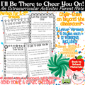 I’d Love to Cheer You On! | Extracurricular Activities Parent Note | Family Communication