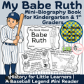 My Book About Babe Ruth | Kindergarten–1st Grade Mini Book