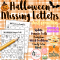 Halloween Missing Letters | Uppercase & Lowercase Alphabet Practice