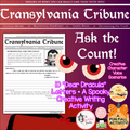 Ask the Count! A Dracula Creative Writing Activity | Halloween Writing Prompts