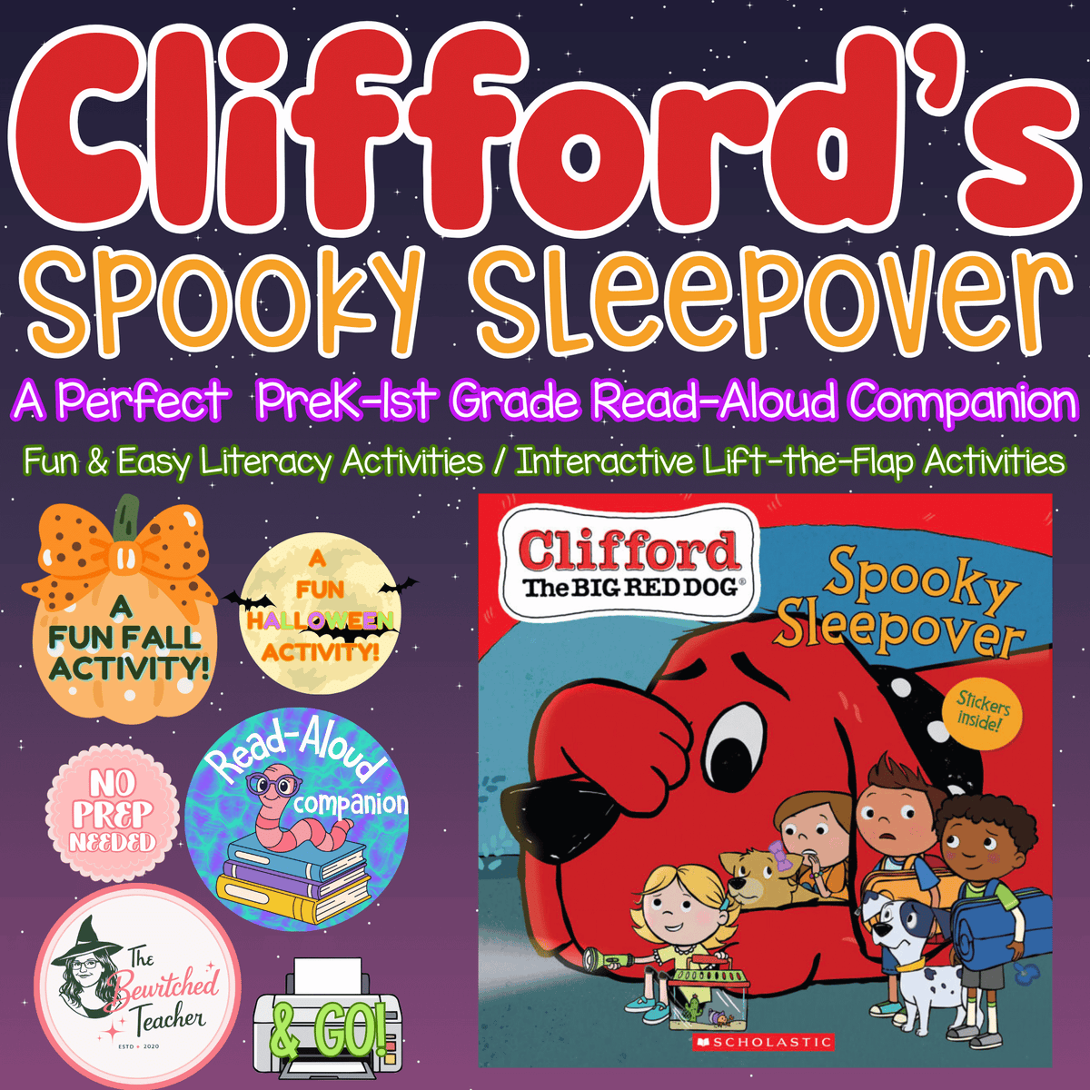 Clifford’s Spooky Sleepover Read Aloud Companion | Activities for PreK–1st