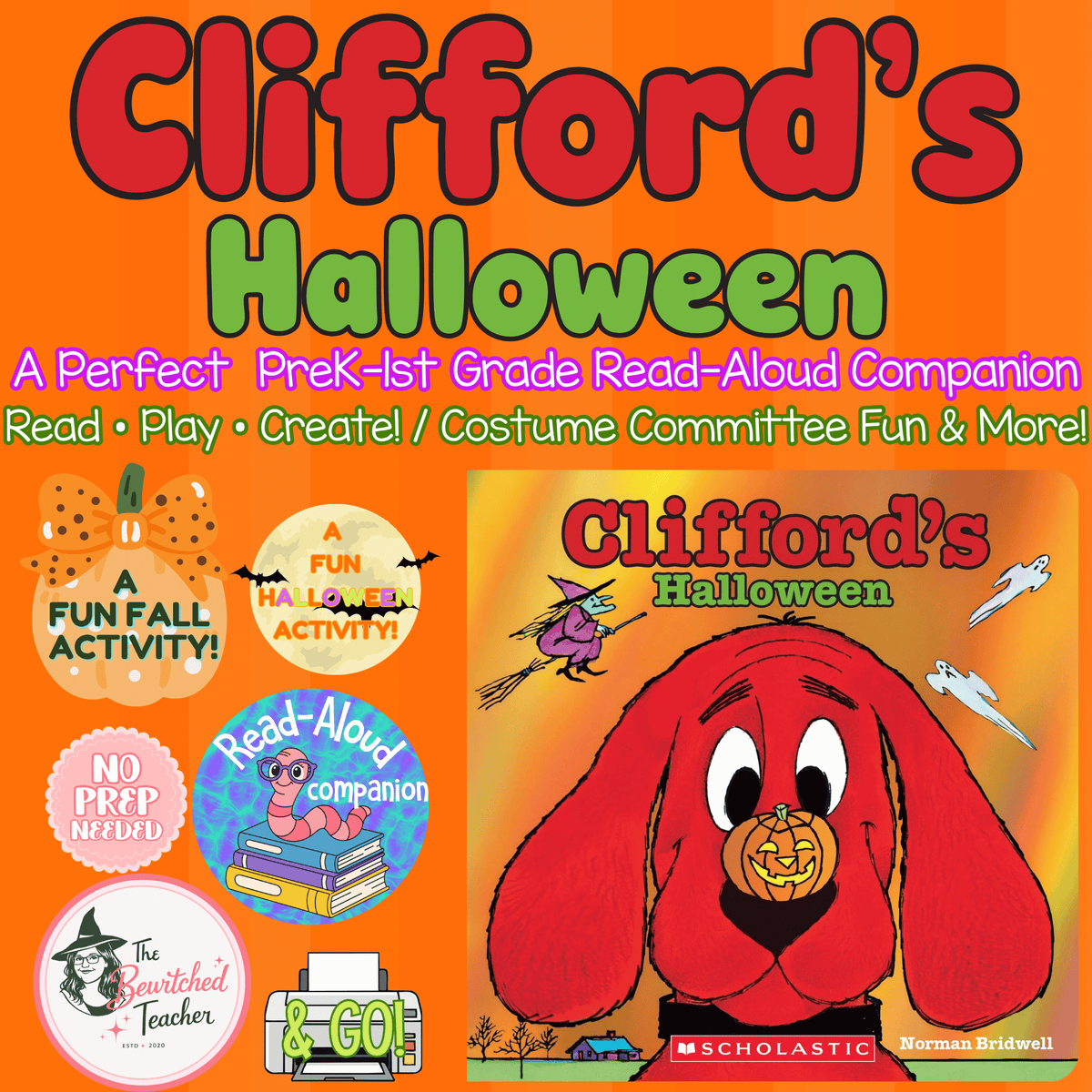 Clifford’s Halloween | Read-Aloud Companion & Activities | PreK–1st