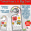 Tomorrow’s a Big Day! | First Day of School Door Hangers | Preschool–6th