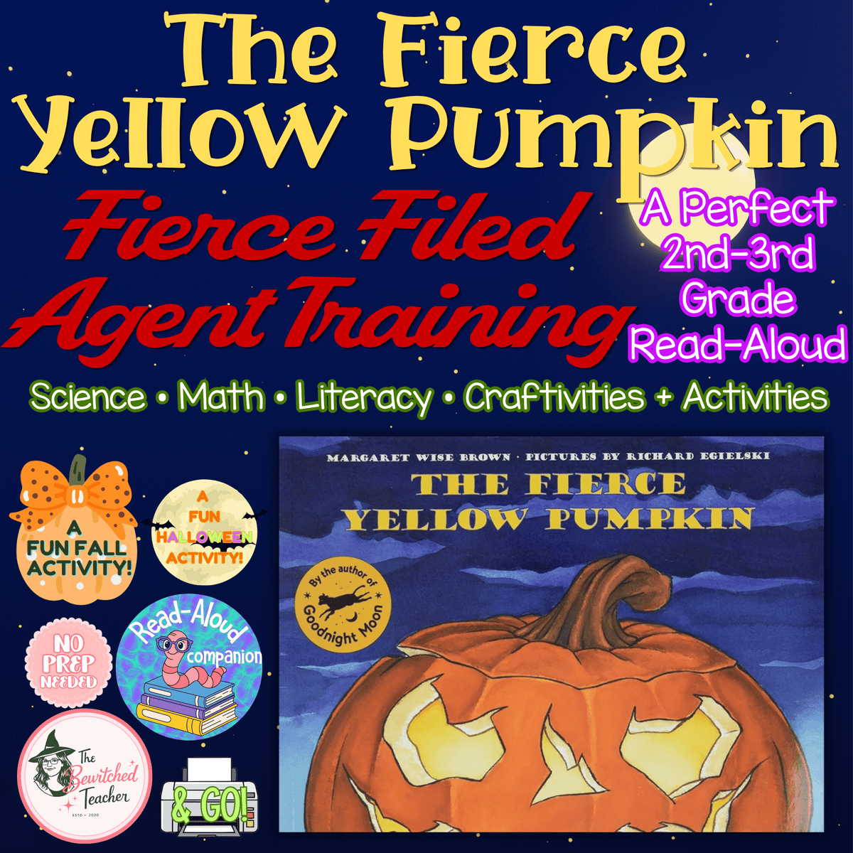 The Fierce Yellow Pumpkin Activities | Read-Aloud Companion 2nd–3rd Grade | Halloween