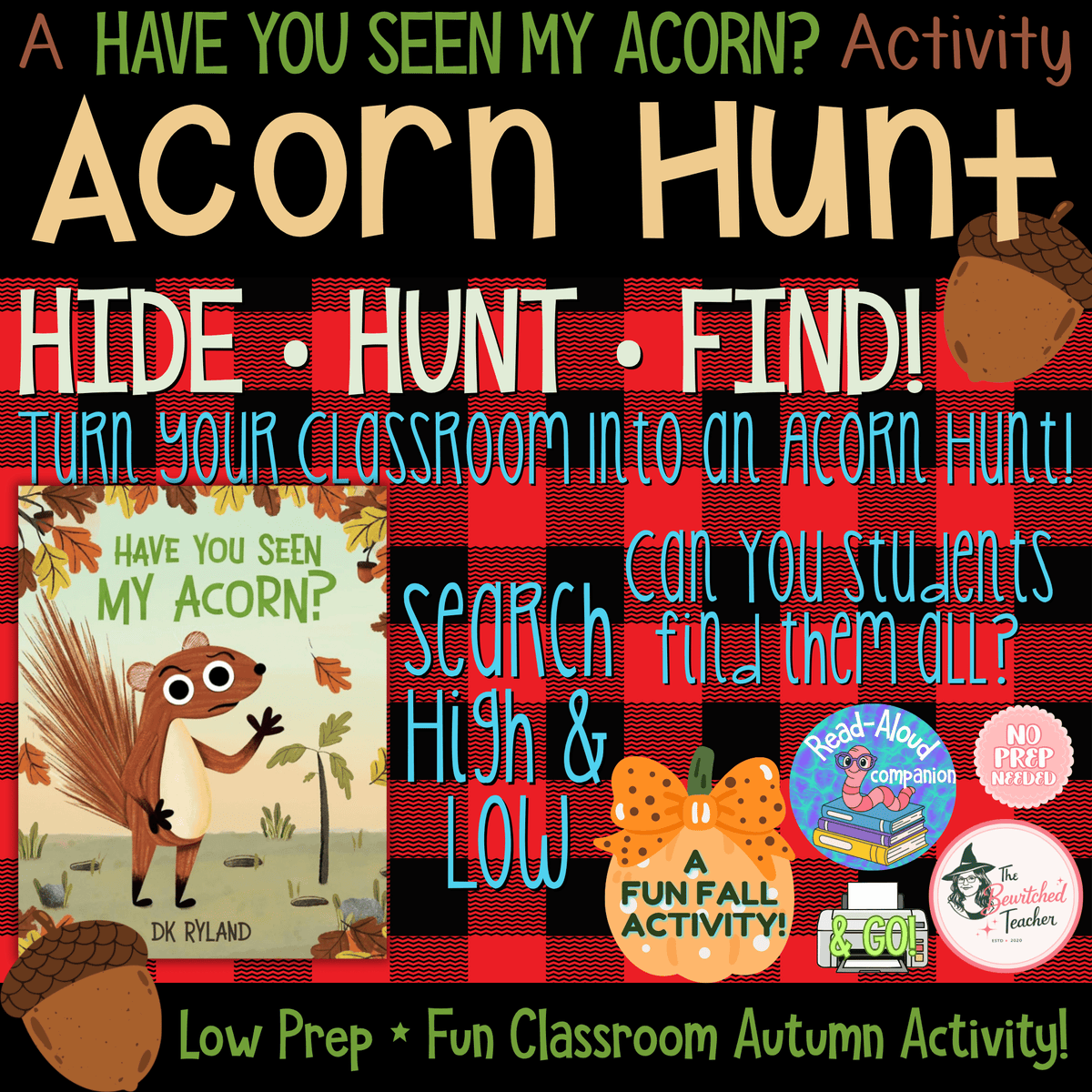 Have You Seen My Acorn? | Fall Acorn Hunt Classroom Activity