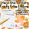 Halloween Trace the Letters | Candy Corn Alphabet Tracing | Upper & Lower