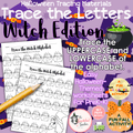 Halloween Trace the Letters | Witch Alphabet Tracing | Upper & Lower