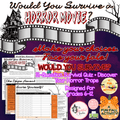 Would You Survive a Horror Movie? | Halloween ELA Activity & Horror Tropes