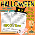 Halloween Editing & Creative Writing Worksheets | Proofreading Stories