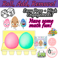 The Great Eggscape! Roll & Remove Addition Game