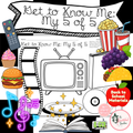 Get to Know Me: My 5 of 5 | Back-to-School Icebreaker Activity | All About Me