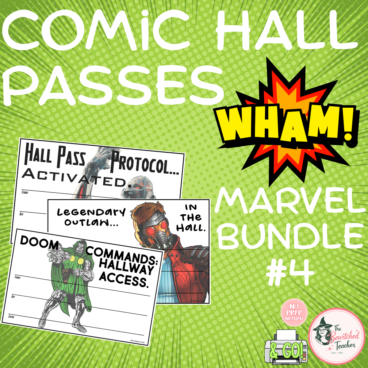 Marvel-Themed Hall Pass Bundle #4