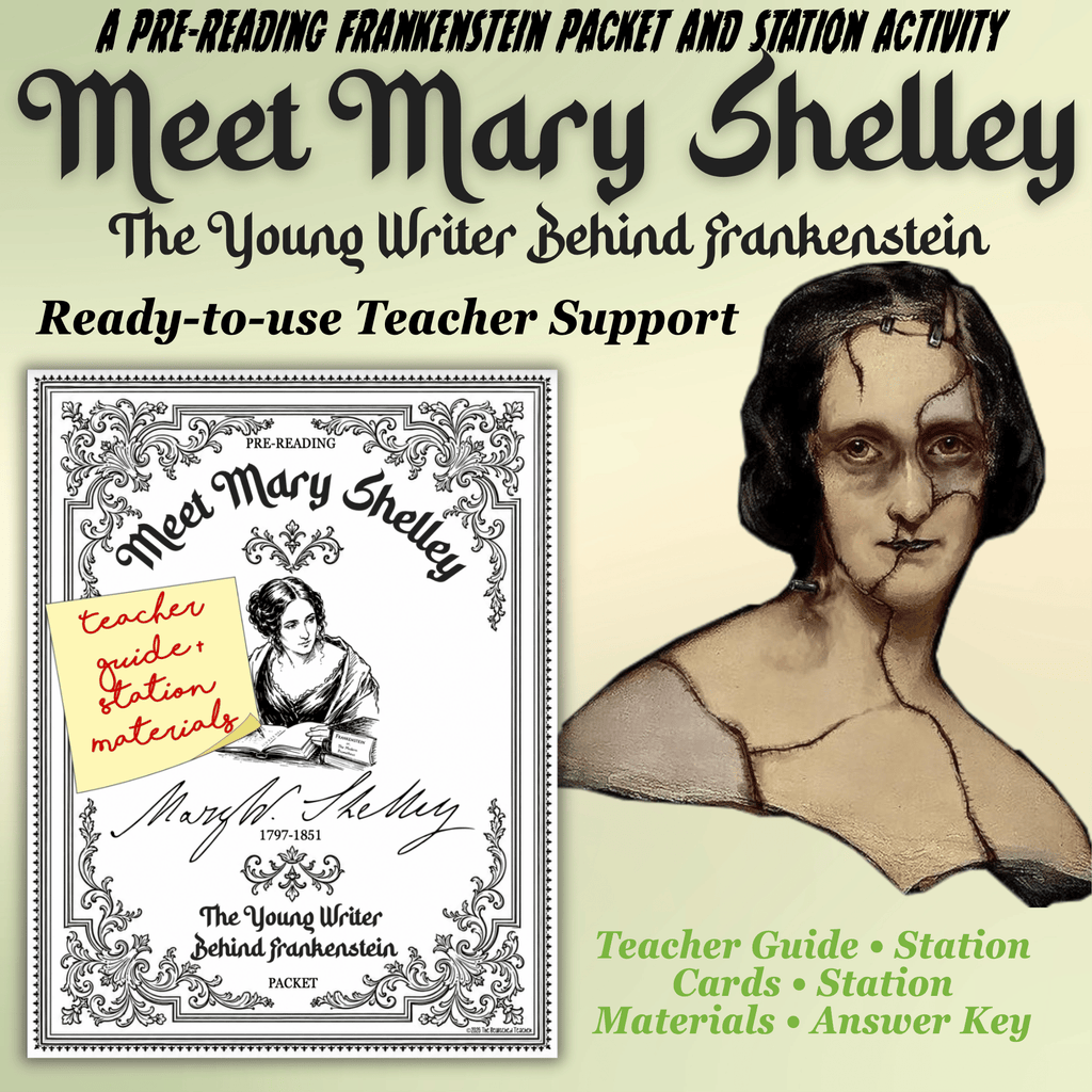 Meet Mary Shelley | Frankenstein Pre-Reading Activities & Author Study