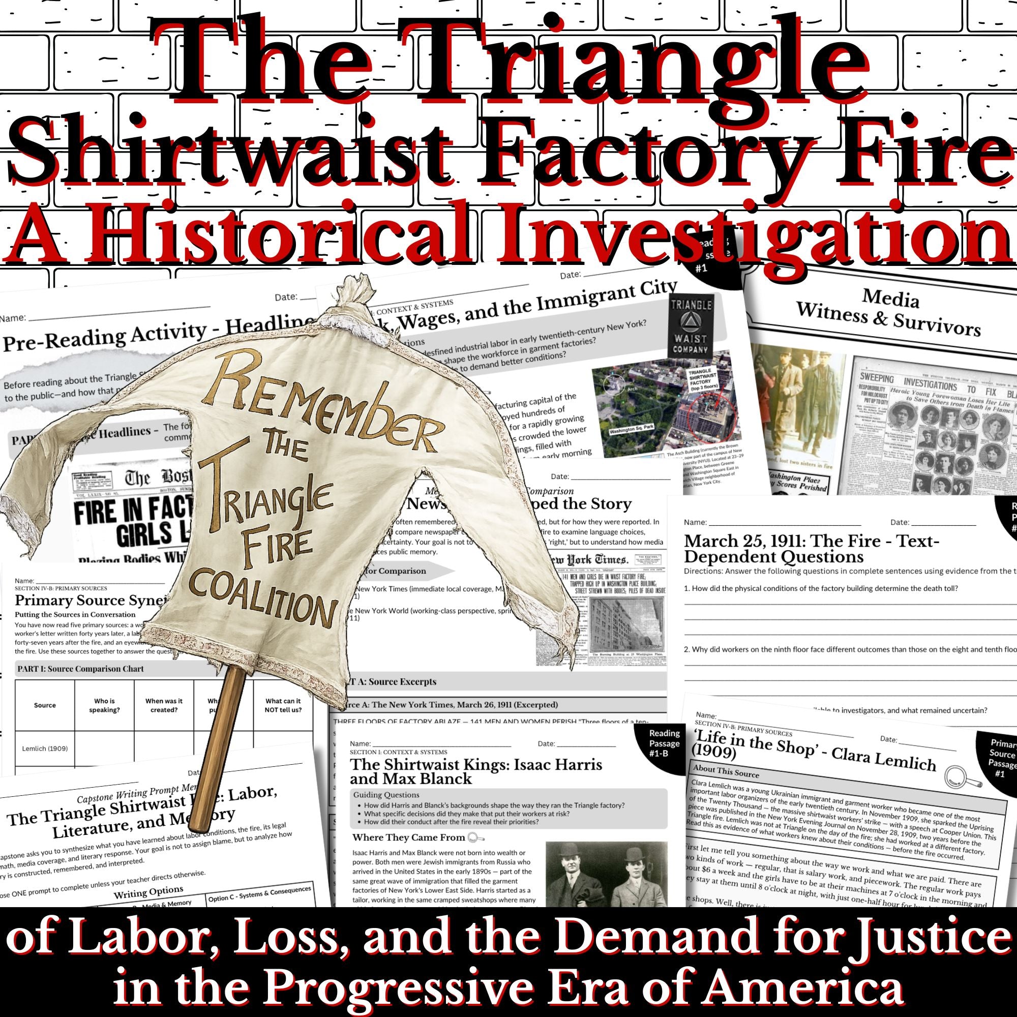 The Triangle Shirtwaist Factory Fire: A Historical Investigation Lesson Packet