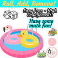 Pool Fun! Roll & Remove | Summer-Themed Addition Game