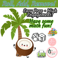 Coconut Roll & Remove | Summer-Themed Addition Game