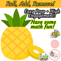 Pineapple Roll & Remove | Fruit-Themed Addition Game