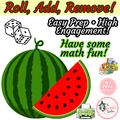 Watermelon Roll & Remove | Fruit-Themed Addition Game
