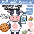 Milk & Cookies! Roll & Remove | Food-Themed Addition Game