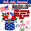 4th of July Icon Roll & Remove | 4th of July-Themed Addition Game