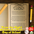 BACK TO SCHOOL-inspired poem - 'Twas the Night Before the First Day of School