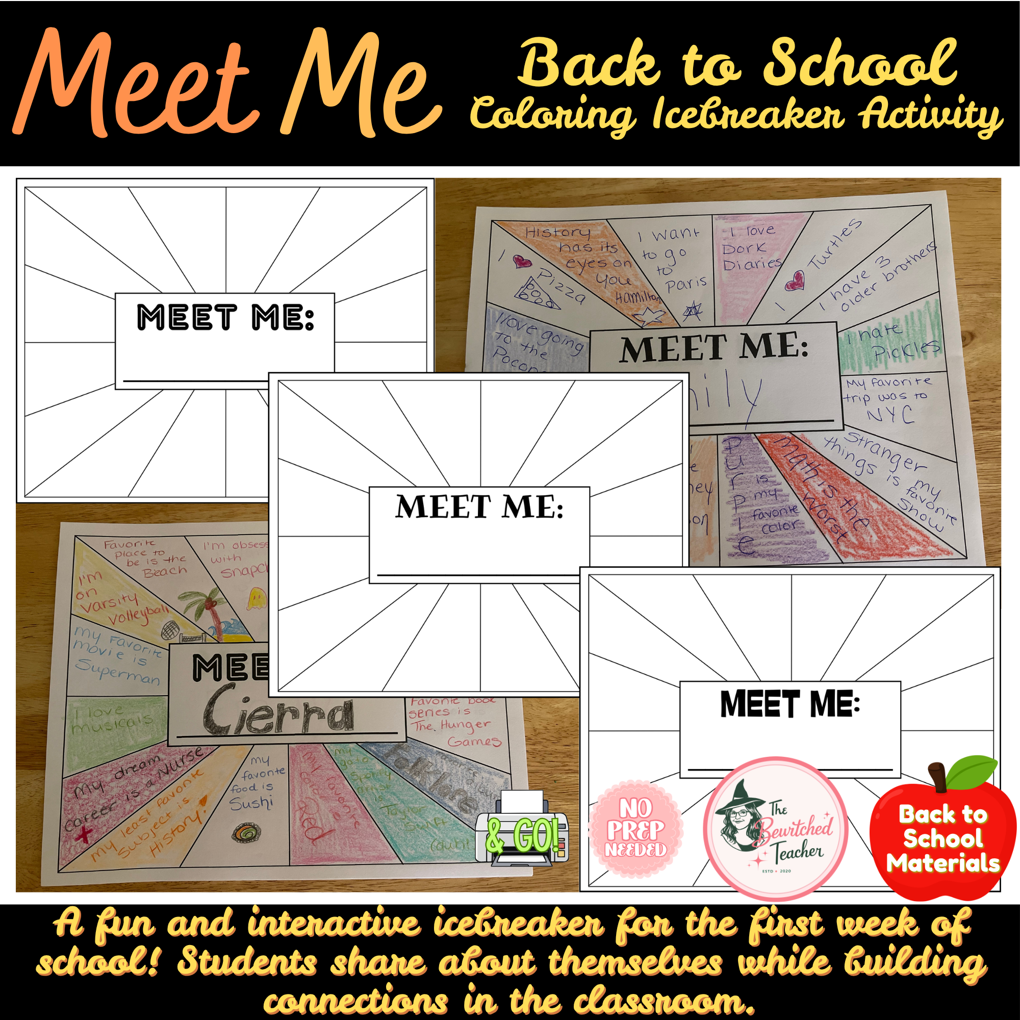 Meet Me: Back-to-School Icebreaker Activity