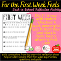 First Week Feels – Back to School Reflection Activity