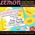 Easy Peasy, Lemon Squeezy! Lemon Donations Display – Back to School & More!