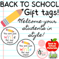 BACK TO SCHOOL "You Are Just Write for Our Class!" Gift Tag – Printable