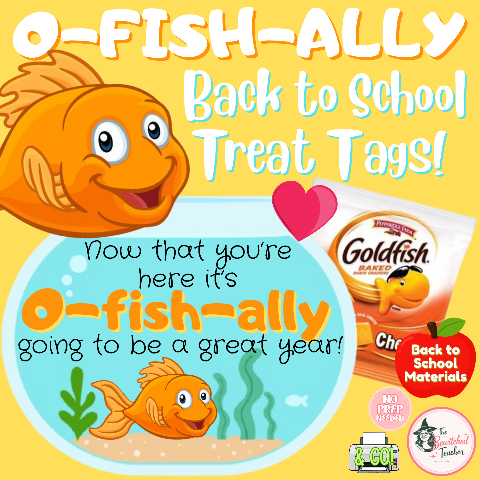 O-FISH-ally Back to School Tags! - Printable