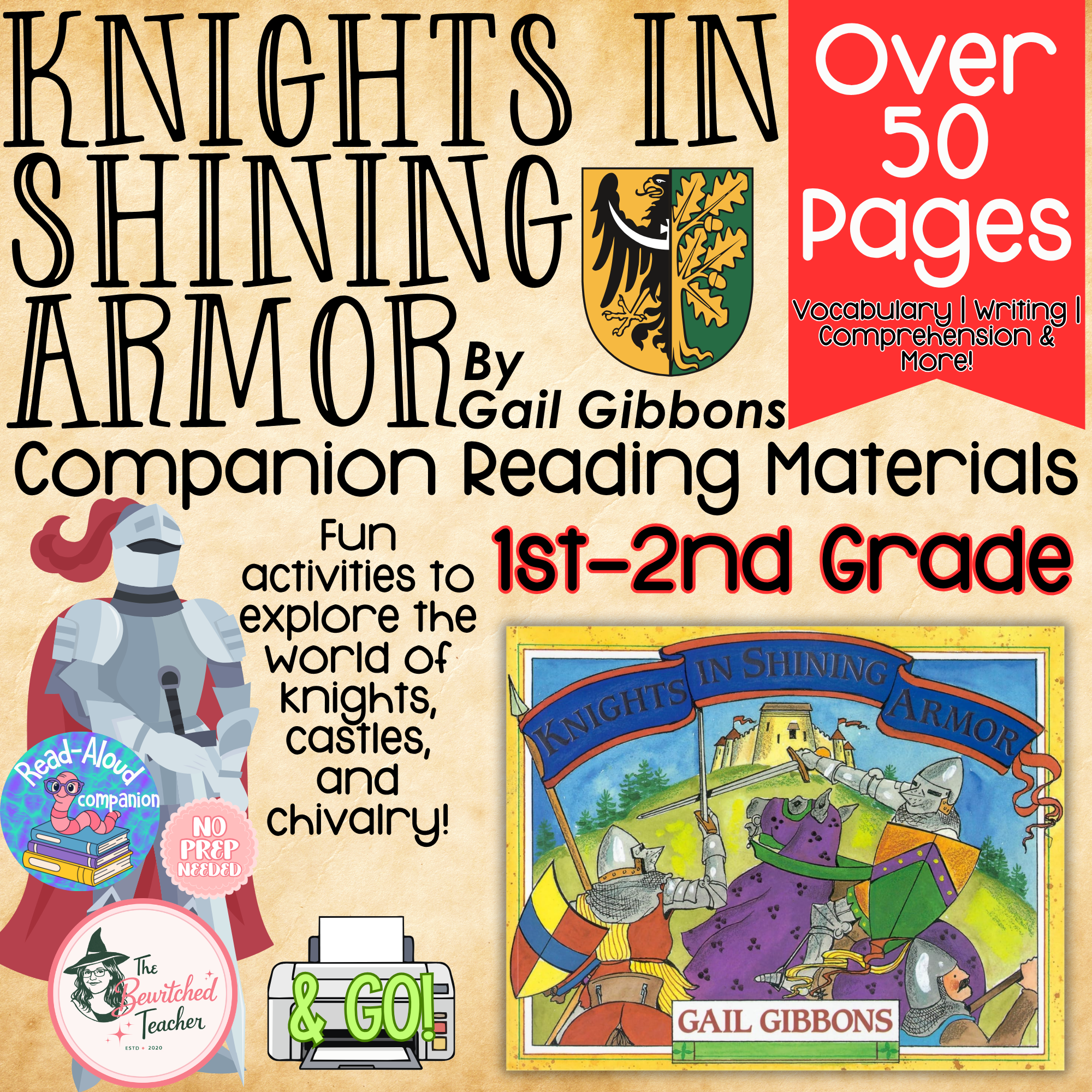 Knights in Shining Armor | 1st-2nd Companion Activities | A Medieval Study