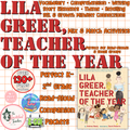 Lila Greer, Teacher of the Year | K-2 Reading Companion Packet