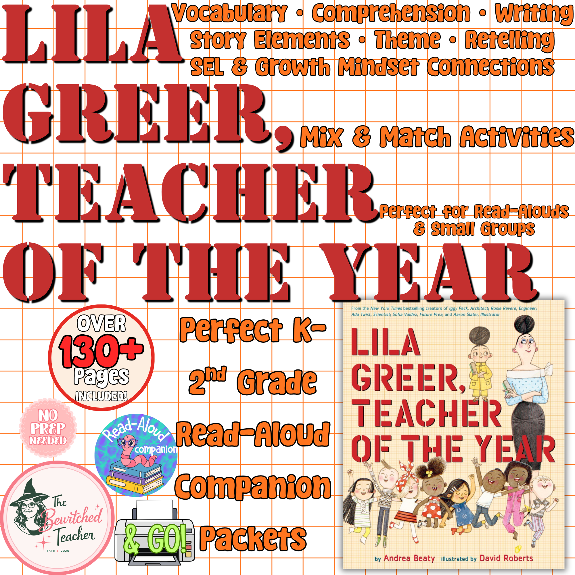 Lila Greer, Teacher of the Year | K-2 Reading Companion Packet