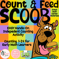 Feed Scoob! Count & Feed Numbers 1-24 Activity | Math Center