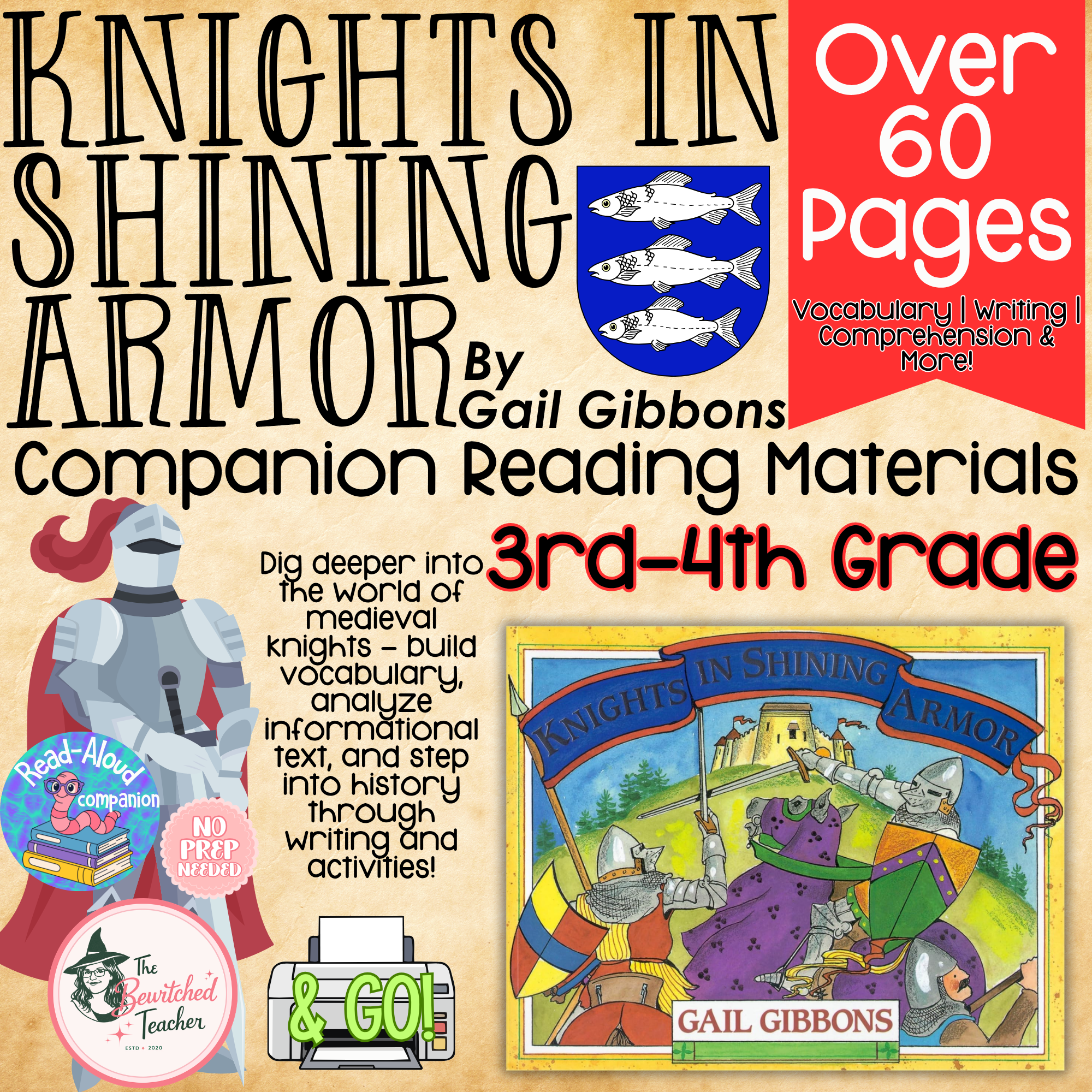 Knights in Shining Armor | 3rd-4th Grade Activity Packet | A Medieval Study
