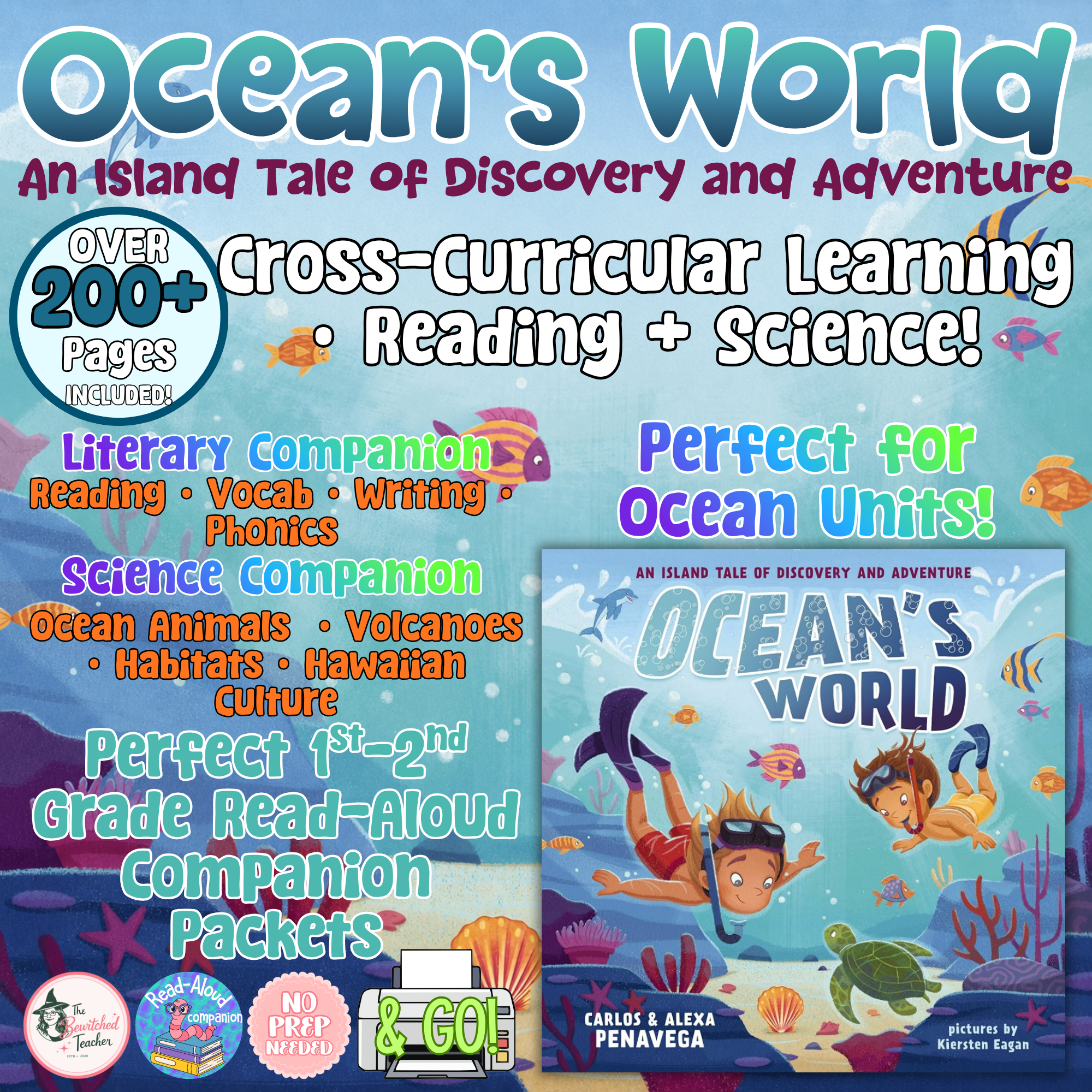 Ocean's World Complete Companion Bundle | Cross-Curricular Activities Gr. 1-2