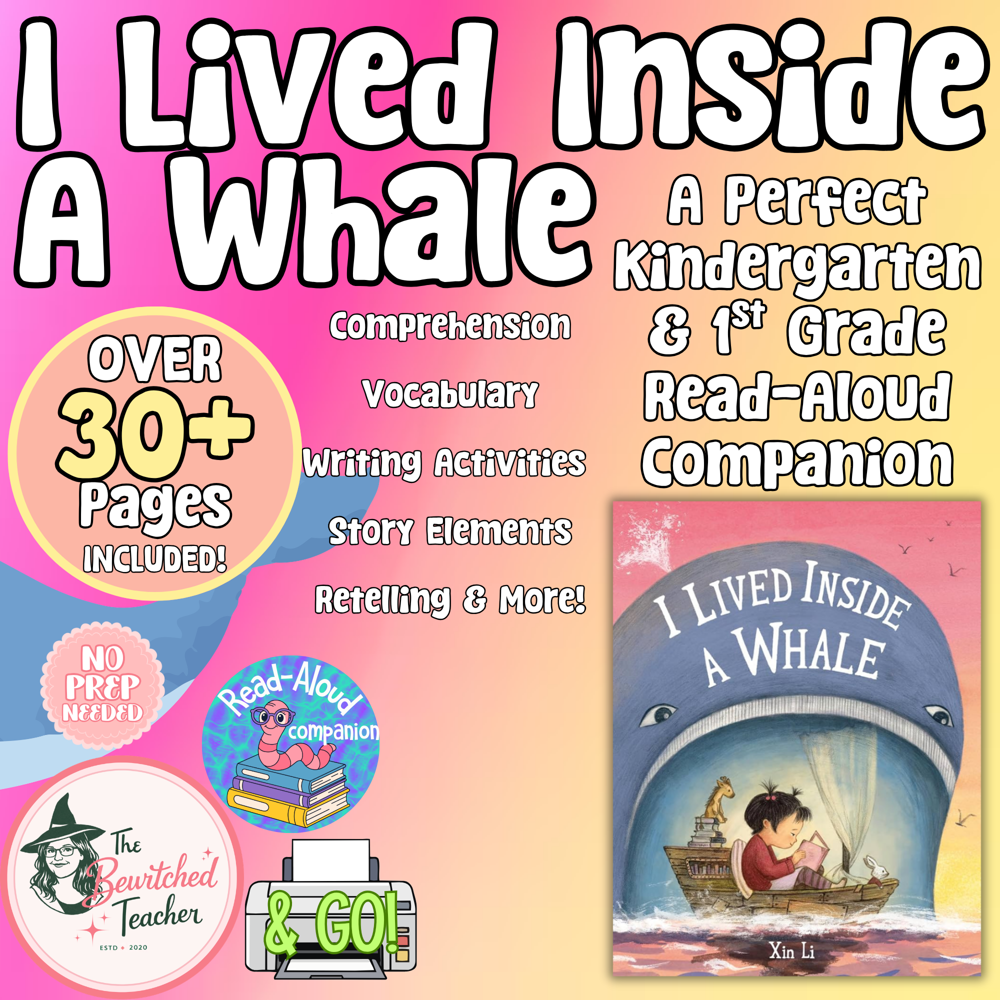 I Lived Inside a Whale Activities | K-1 Read-Aloud Companion & Literacy Unit