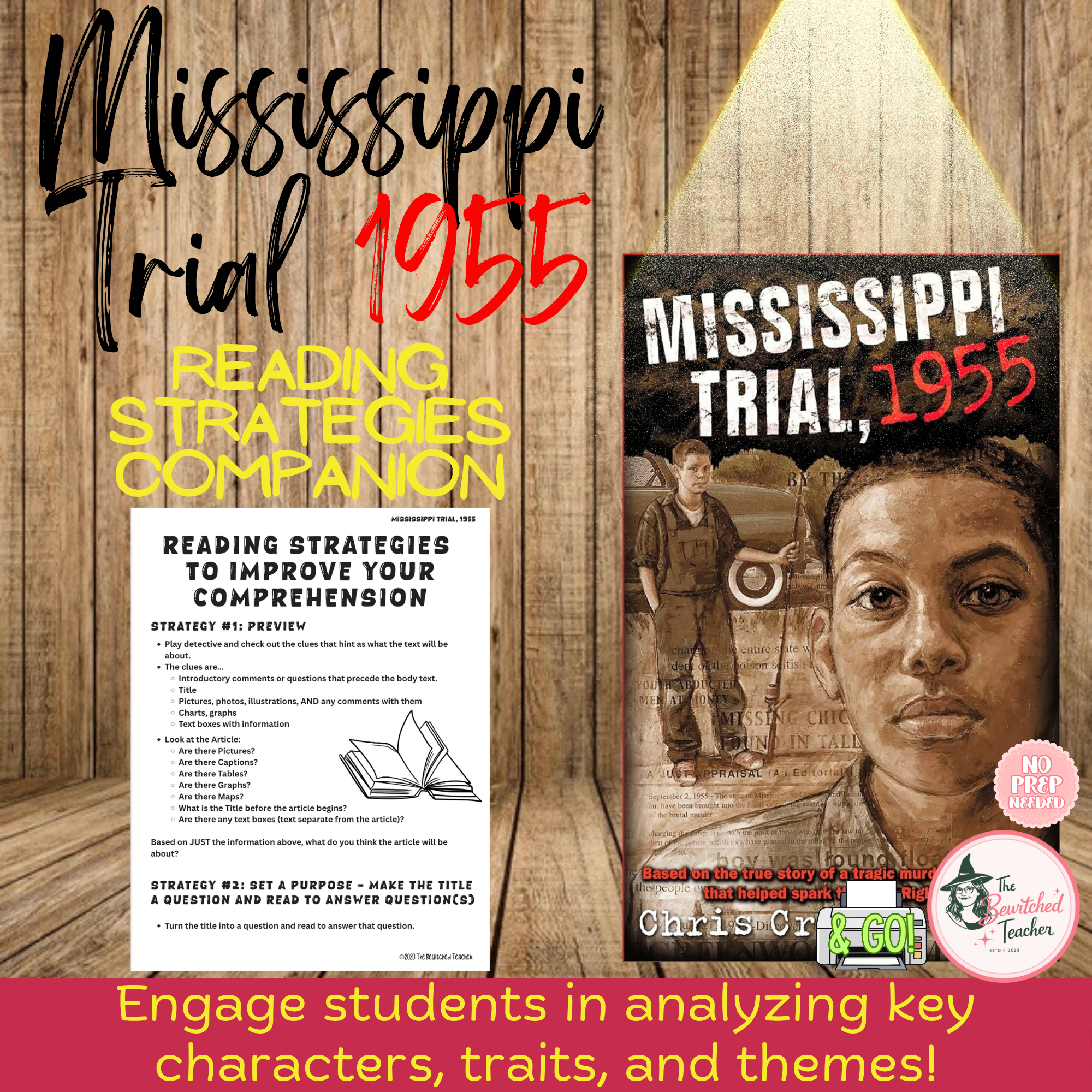 Reading Strategies Companion for Mississippi Trial, 1955