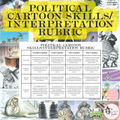 Political Cartoon Analysis Rubric | Social Studies Assessment | Government & History