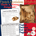 French Revolution Storybook Project | World History Assignment | BUNDLE