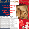 French Revolution Storybook Project | World History Assignment | Rubric